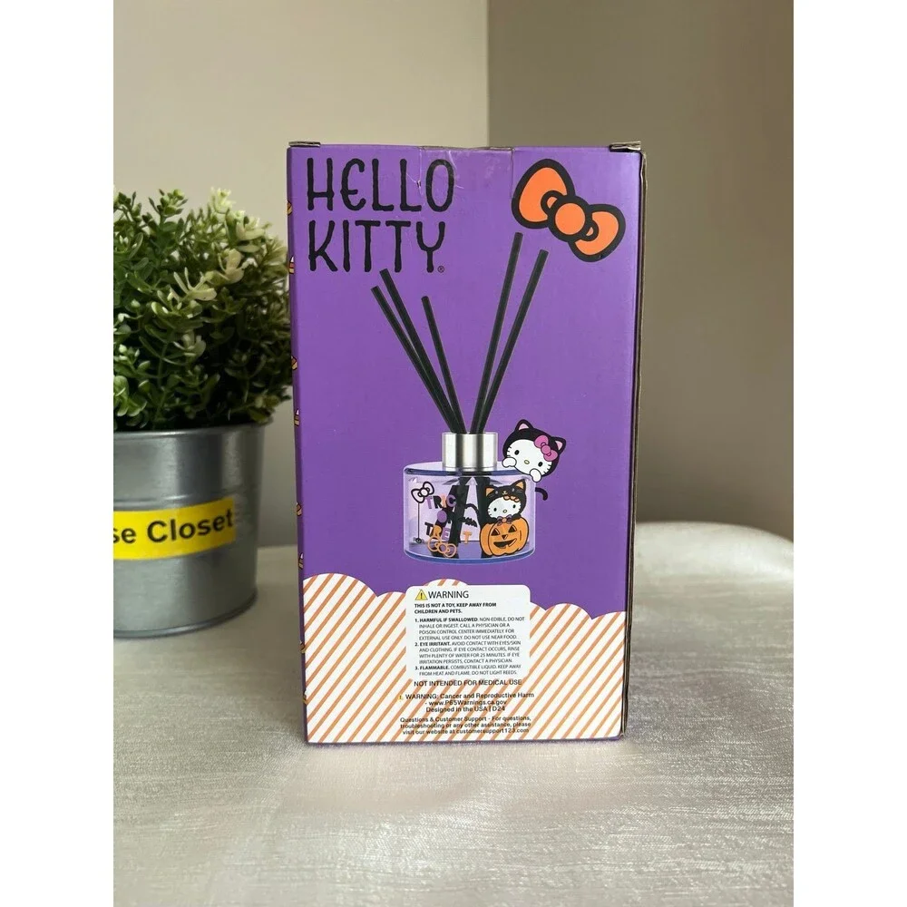 Sanrio Hello Kitty Halloween Reed Diffuser – Vanilla Scent NEW